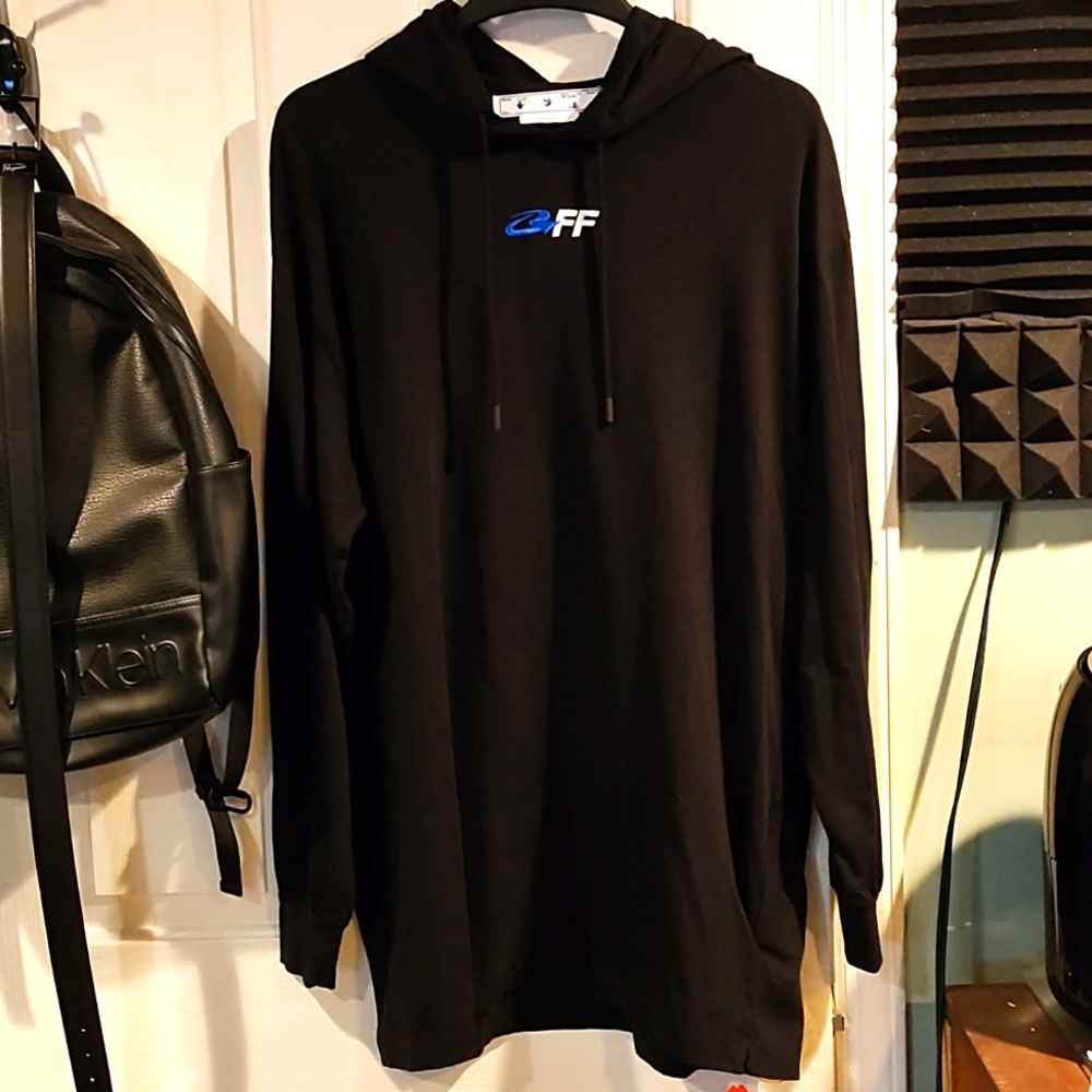 Off-White Exact Opposite Cotton Hoodie